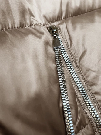 Damska kurtka bombka S'west beżowa (B8192-12)