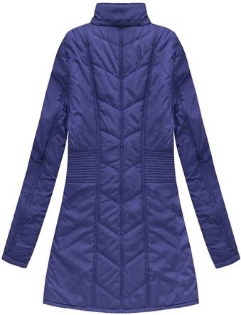 PIKOWANA KURTKA Z KAPTUREM CHABROWA (7032BIG)