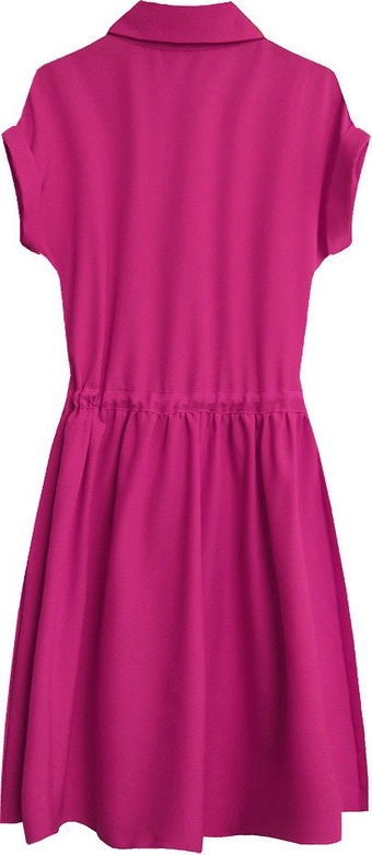 SUKIENKA KOSZULOWA AMARANTOWA (339ART)