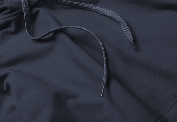 Cienka damska bluza kangurka ciemny granat (W06-25)