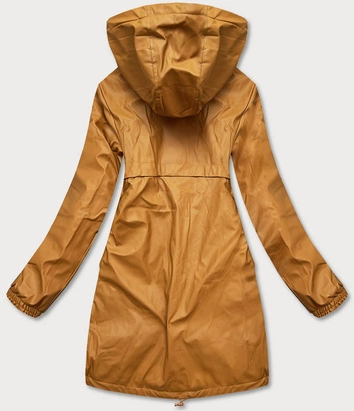 WODOODPORNA KURTKA DAMSKA TYPU SZTORMIAK MUSZTARDOWA (H1000-37)