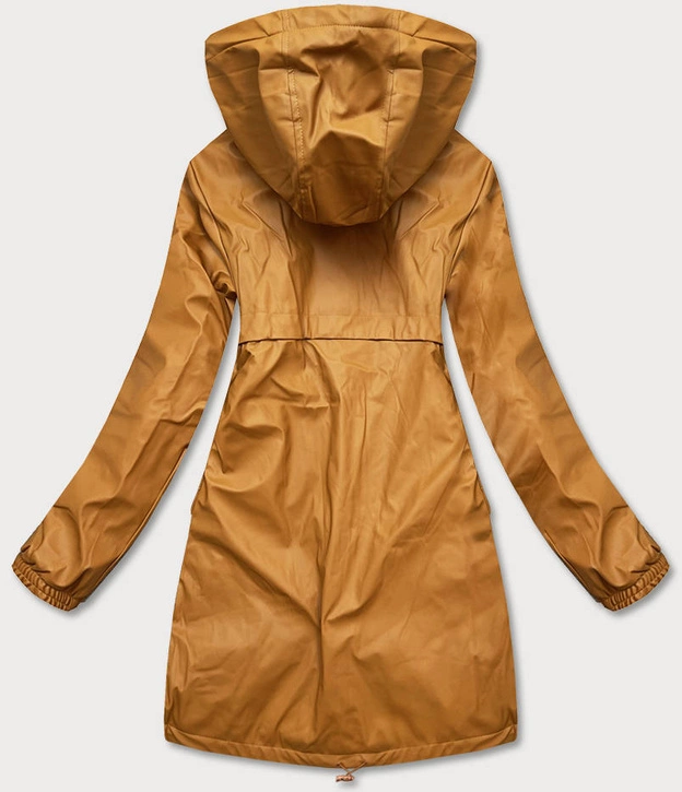 WODOODPORNA KURTKA DAMSKA TYPU SZTORMIAK MUSZTARDOWA (H1000-37)