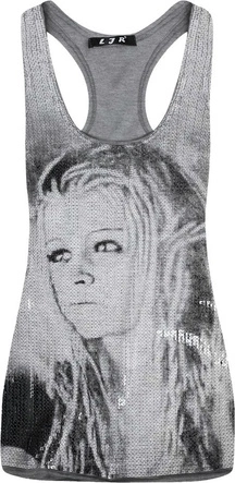 BAWEŁNIANA BOKSERKA W CEKINY SZARA (1341)