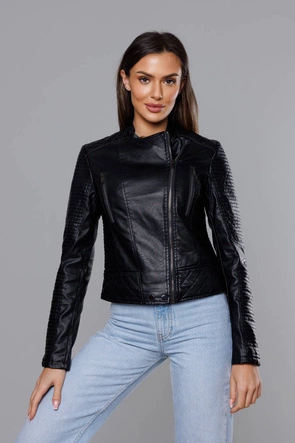 Ramoneska ze stójką czarna (HM40)