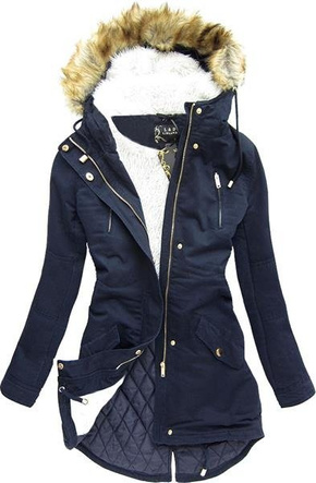 PARKA ZIMOWA GRANATOWA (7595/2)