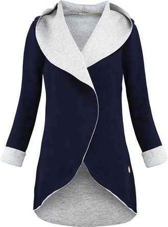 NARZUTKA BLUZA SWEETISSIMA GRANATOWA (8103-6)