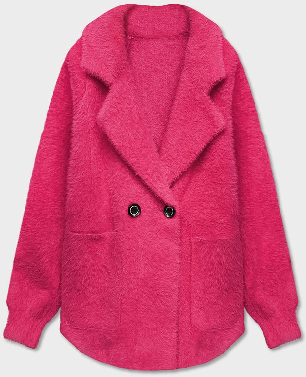 Krótka narzutka alpaka różowa (CJ65)