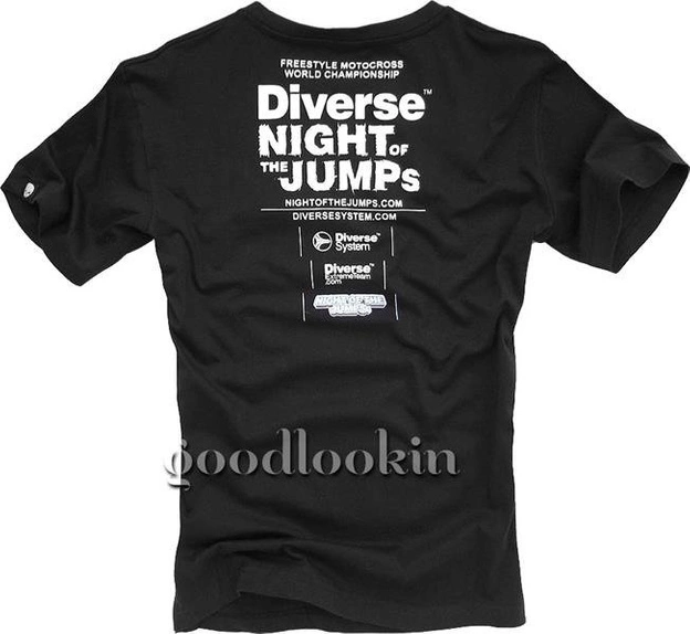T-SHIRT DIVERSE CZARNY (ATLANTA NOTJ 03)