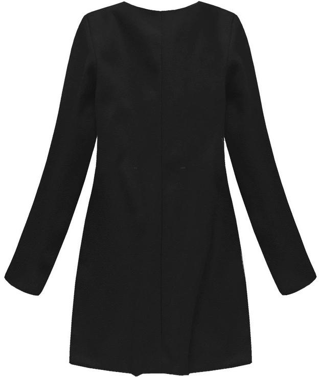 MINIMALISTYCZNY PŁASZCZ CZARNY (173ART)