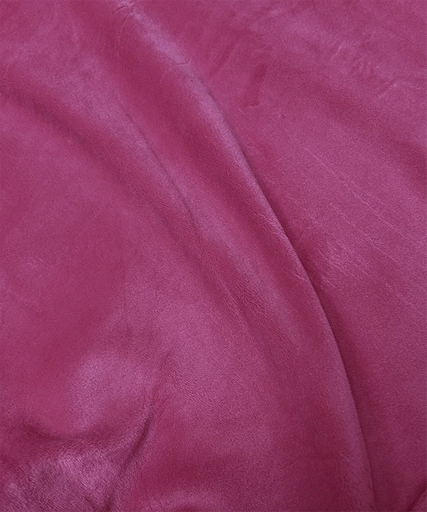 Welurowy dres damski z kapturem ciemny różowy (8C1175-19)