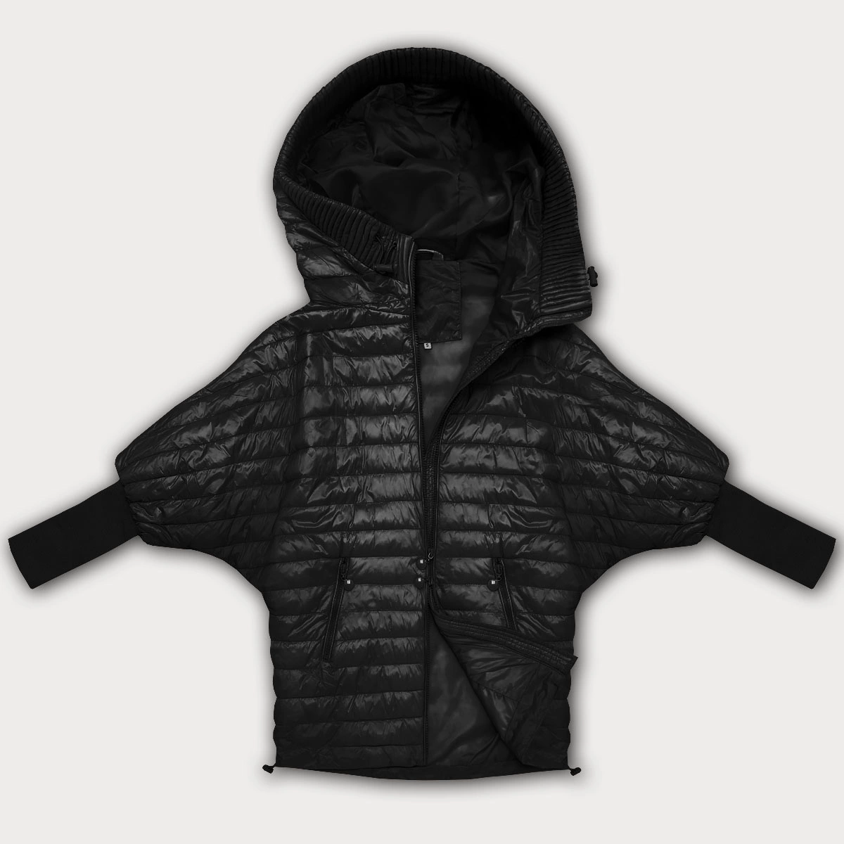 Damska kurtka nietoperz Minority czarna (P3-6913-1)