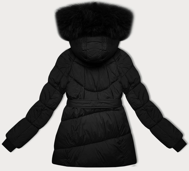 Przejściowa kurtka damska bombka J Style czarna-czarna (5M3238-392A)