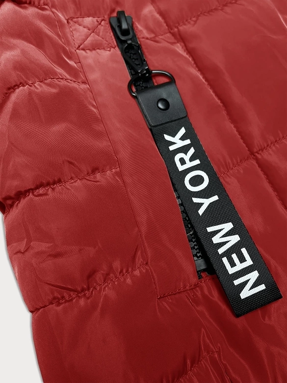 Bezrękawnik damski z kapturem S'West czerwony (B8225-4)