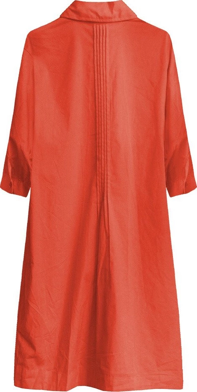 DŁUGA BAWEŁNIANA KOSZULA KORALOWA (X1033X)