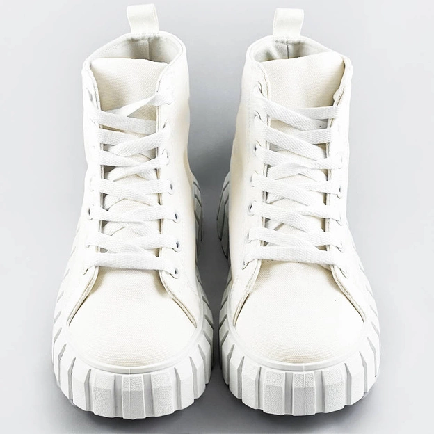 Sznurowane trzewiki białe (xa060)