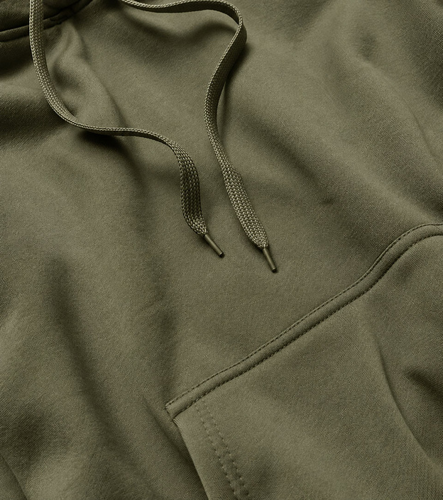 Damska bluza dresowa khaki (W02-29)