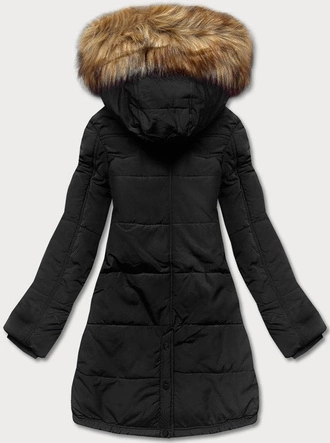 Kurtka zimowa damska czarna (M-21305)
