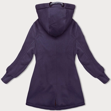 Taliowana bluza damska fioletowa (AMG-675A)