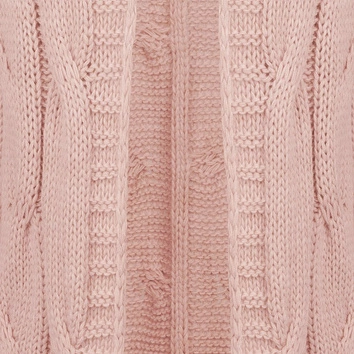 SWETER O GRUBYM SPLOCIE ANTYCZNY RÓŻ (115ART)