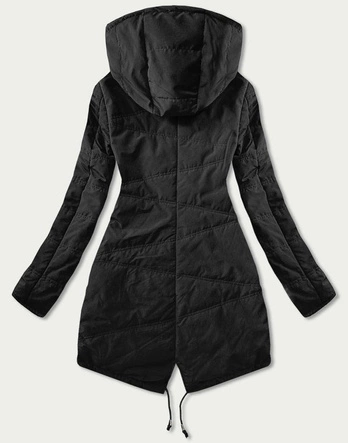 TALIOWANA KURTKA DAMSKA CZARNA (M-165)