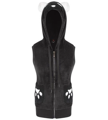 BEZRĘKAWNIK PANDA CZARNY (3976)