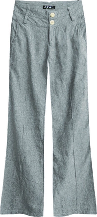 SPODNIE DZWONY NIEBIESKIE (X2505X)