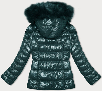 Lakierowana kurtka damska J.Style morska (16M9162-238)