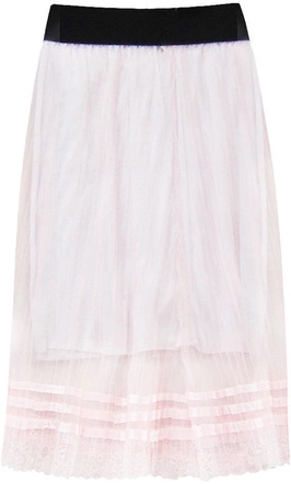 ZWIEWNA PLISOWANA SPÓDNICA RÓŻOWA (97ART)