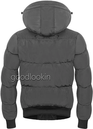 GRAFITOWA KURTKA ZIMOWA GO START (7581)