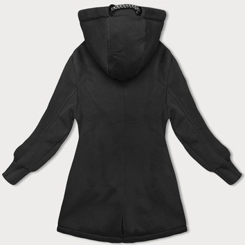 Taliowana bluza damska czarna (AMG-675A)