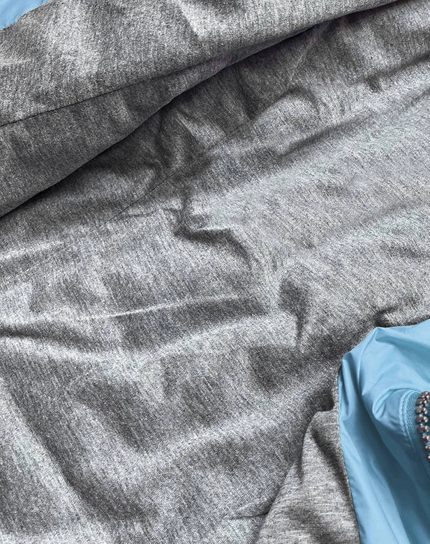 Kurtka z kapturem błękitna (dl011)