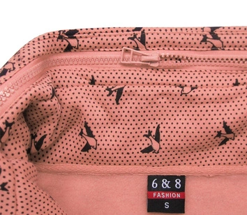 BLUZA Z WYSOKĄ STÓJKĄ ŁOSOSIOWA (1930)