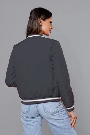 Kurtka damska bomberka grafitowa (16M9070-92)