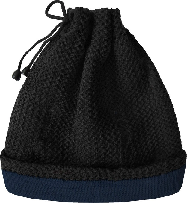 SWETERKOWY KOMIN 2W1 CZARNY (X2001X)