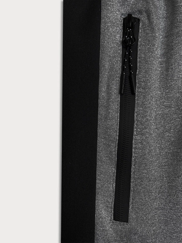 Sportowe spodenki męskie ciemnoszare (8K281-5)