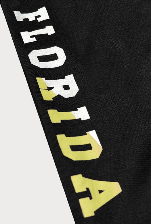 Męskie spodnie dresowe czarne (8K199)