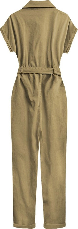 BAWEŁNIANY KOMBINEZON KARMELOWY (361ART)