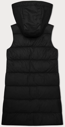 Pikowany bezrękawnik damski puchowy S'West czarny (B8223-1)