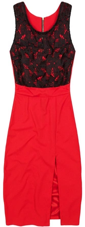 SUKIENKA Z GIPIURĄ CZERWONA (88146)