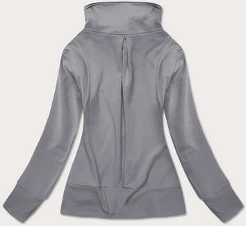 Damska bluza ze stójką szara (hd150-03)