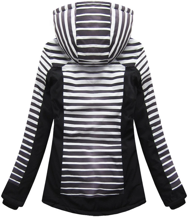 DAMSKA KURTKA ZIMOWA SNOWBOARDOWA Z MEMBRANĄ CZARNA (W191)