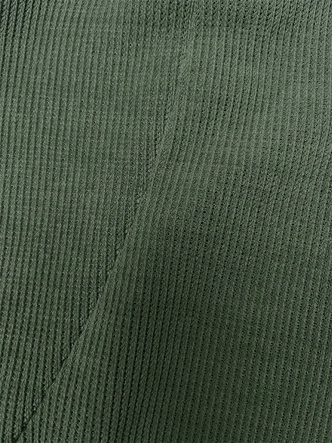 Prążkowany komplet damski oliwkowy (AMG-341A)