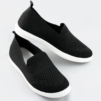 Ażurowe tenisówki czarne (xa105)