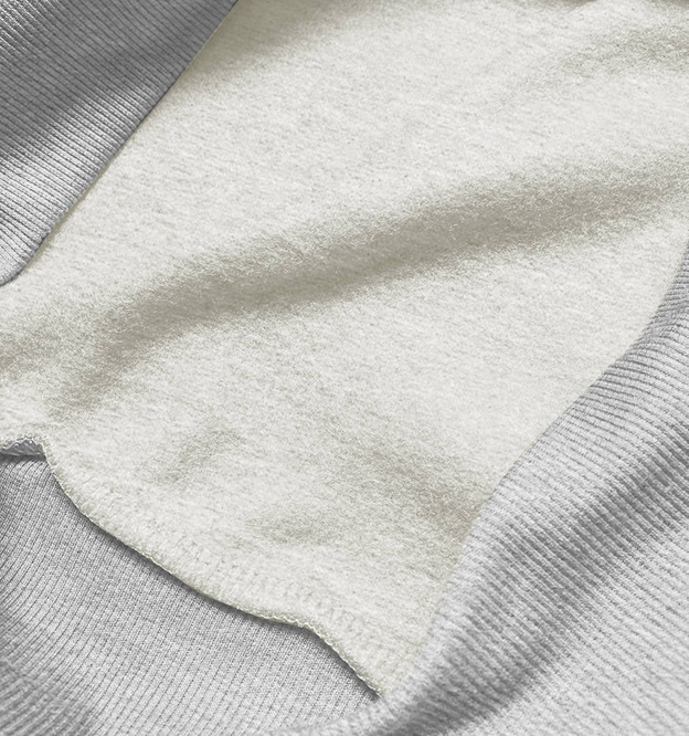 Bluza dresowa damska ze ściągaczami szara (w01-2)
