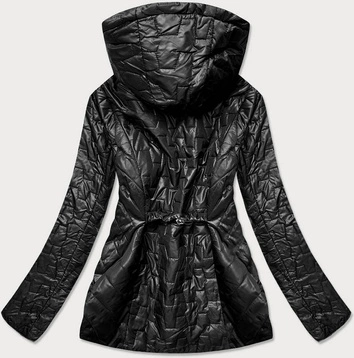Damska kurtka pikowana czarna (br0121)