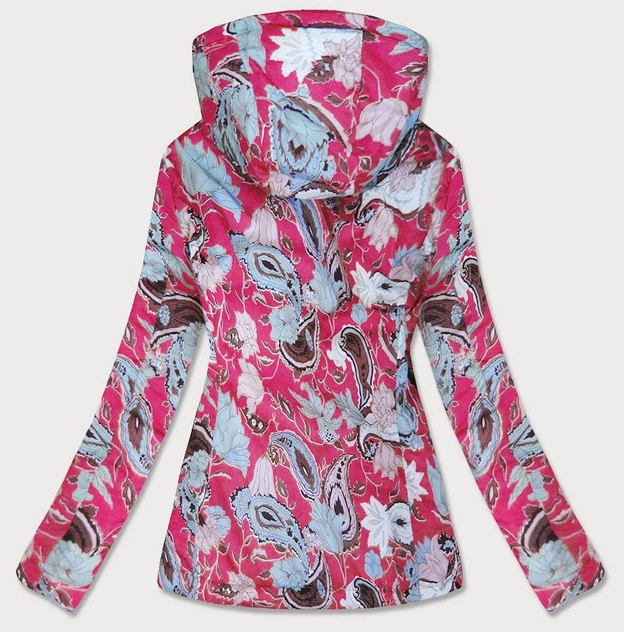 Damska kurtka dwustronna różowa (7174)