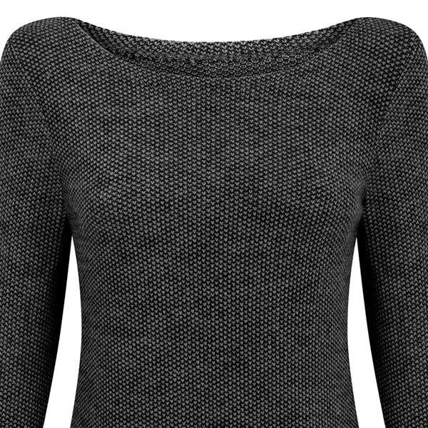 TUNIKA Z SZALEM GRAFITOWA (T9238)