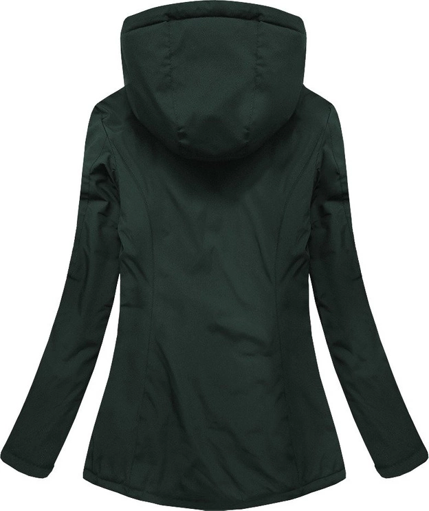 Dwustronna kurtka przejściowa zielono-granatowa (7699)