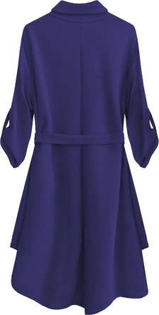 DŁUGA KOSZULA OVERSIZE CHABROWA (538ART)