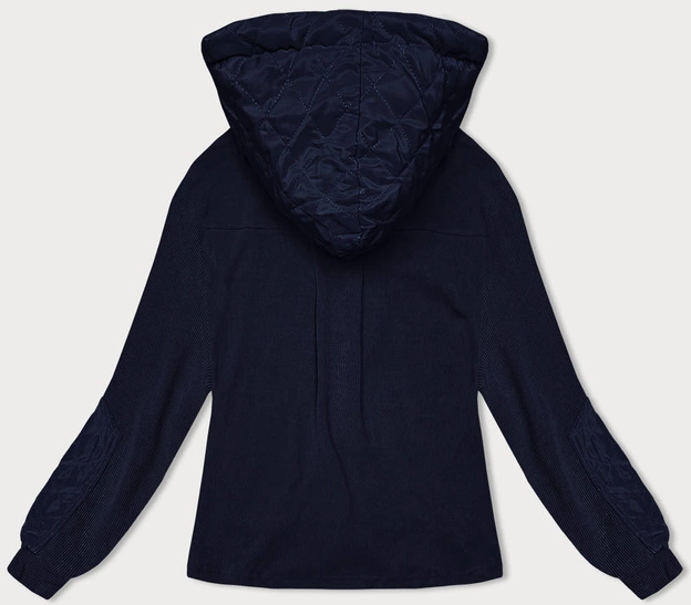 Bluza w prążki damska granatowa (AMG-311)